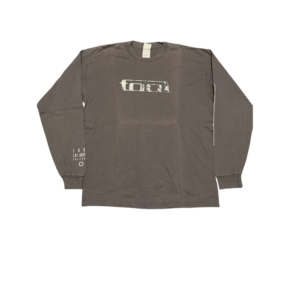 Tool 10,000 Days Long Sleeve Shirt Mens Large Gray Band Tee Los Angeles Eye